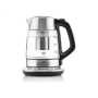 ETA , Kettle , Crystela Premium ETA915390000 , Electric , 2200 W , 1.5 L , Glass , 360° rotational base , Stainless steel/Glass