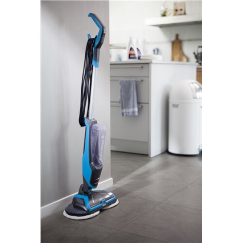 Bissell , Mop , SpinWave , Corded operating , Electric , Washing function , 105 W , Blue/Titanium