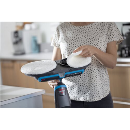Bissell , Mop , SpinWave , Corded operating , Electric , Washing function , 105 W , Blue/Titanium