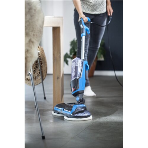 Bissell , Mop , SpinWave , Corded operating , Electric , Washing function , 105 W , Blue/Titanium
