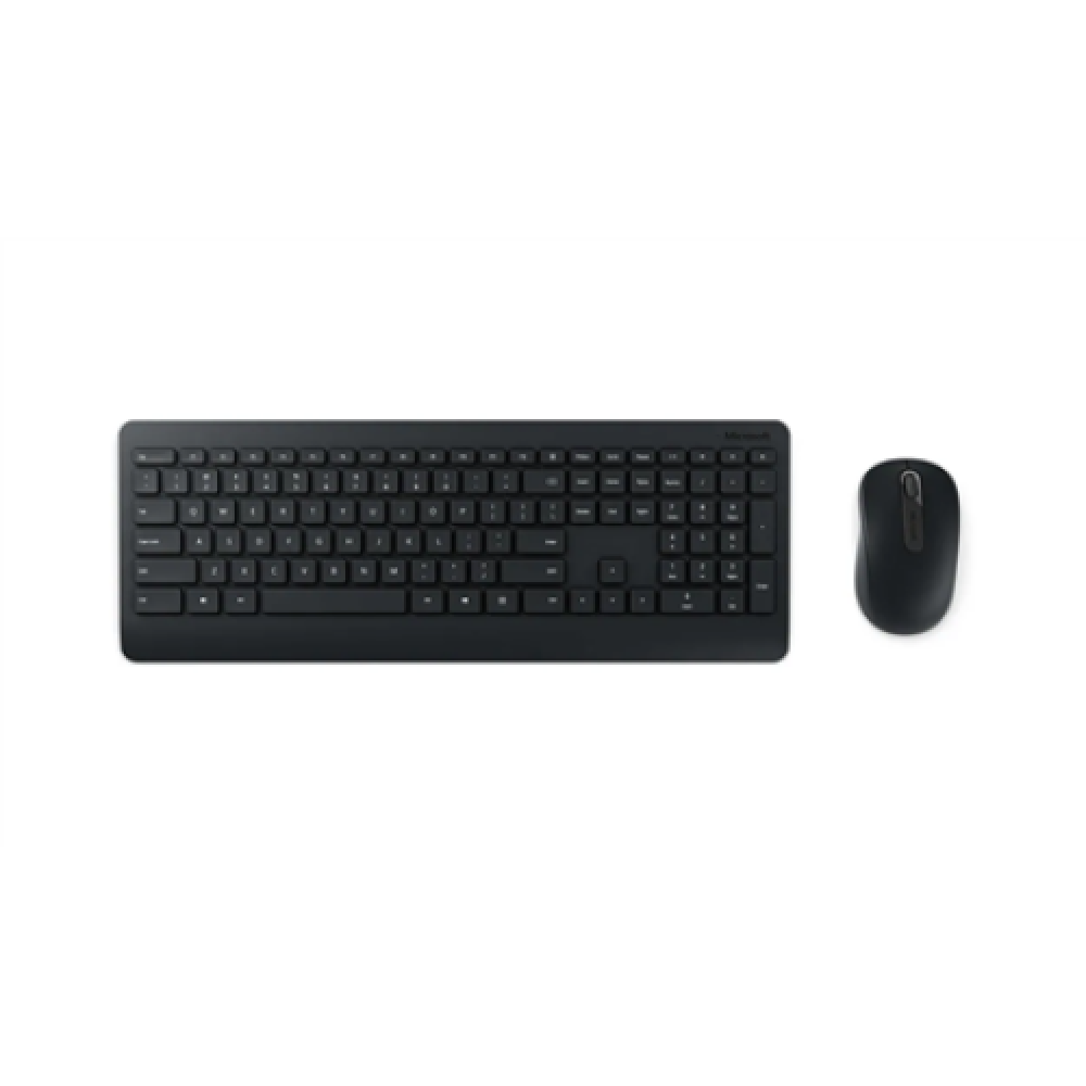 Microsoft Keyboard and Mouse Desktop 900 PT3-00017 Keyboard and Mouse Set Wireless Batteries included 2.4 GHz frequency; Range: 10.06 metres in open area and 4.57 metres typical in office settings; LED optical technology RU Wireless connection Black
