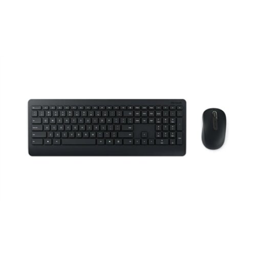 Microsoft Keyboard and Mouse Desktop 900 PT3-00017 Keyboard and Mouse Set Wireless Batteries included 2.4 GHz frequency; Range: 10.06 metres in open area and 4.57 metres typical in office settings; LED optical technology RU Wireless connection Black