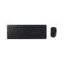 Microsoft Keyboard and Mouse Desktop 900 PT3-00017 Keyboard and Mouse Set Wireless Batteries included 2.4 GHz frequency; Range: 10.06 metres in open area and 4.57 metres typical in office settings; LED optical technology RU Wireless connection Black