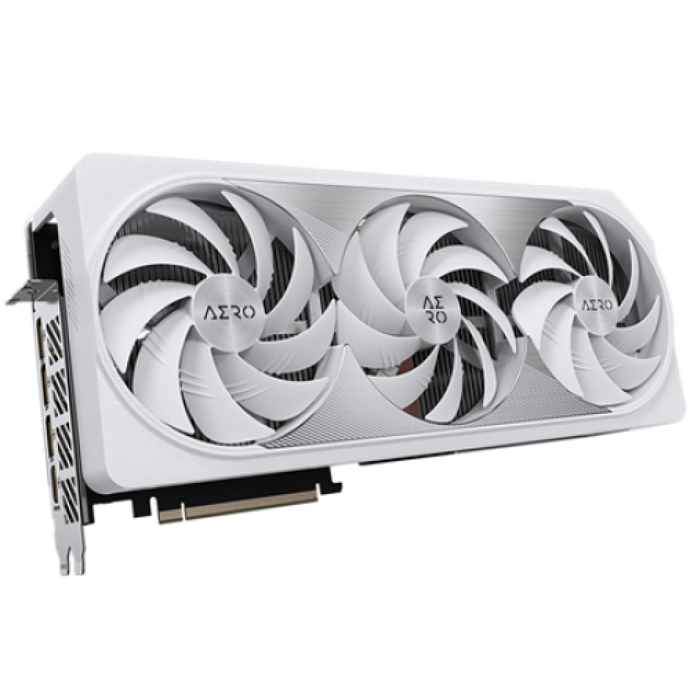 Gigabyte GV-N4080AERO OC-16GD 1.0 NVIDIA 16 GB GeForce RTX 4080 GDDR6X PCI-E 4.0 HDMI ports quantity 1 Memory clock speed 22400 MHz