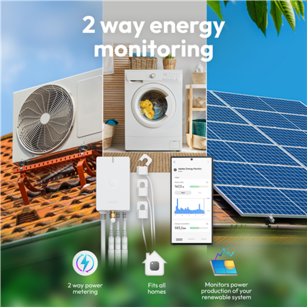 AEOTEC Home Energy Meter 8 - Three Clamps 60A, Z-Wave