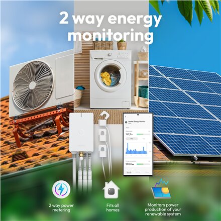 AEOTEC Home Energy Meter 8 - Three Clamps 60A, Z-Wave