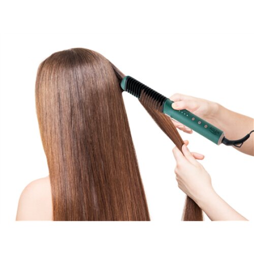 Adler , Straightening Brush , AD 2324 , Warranty 24 month(s) , Temperature (max) 210 °C , Green