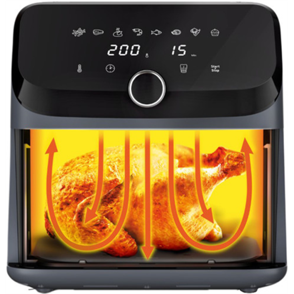 Tefal EY855B Easy Fry Mega Air Fryer, 7.5L, Black , TEFAL