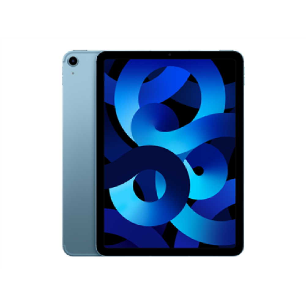 Apple , iPad Air 5th Gen , 10.9 , Blue , Liquid Retina IPS LCD , 1640 x 2360 pixels , Apple M1 , 8 GB , 64 GB , 5G , Wi-Fi , Front camera , 12 MP , Rear camera , 12 MP , Bluetooth , 5.0 , iPadOS , 15.4 , Warranty 12 month(s)
