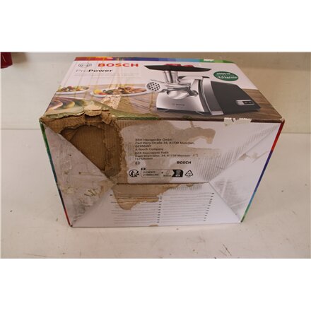 SALE OUT. Bosch Meat Grinder , MFW67440 ProPower , Black , 2000 W , Number of speeds 1 , Throughput (kg/min) 3.5 , DAMAGED PACKAGING