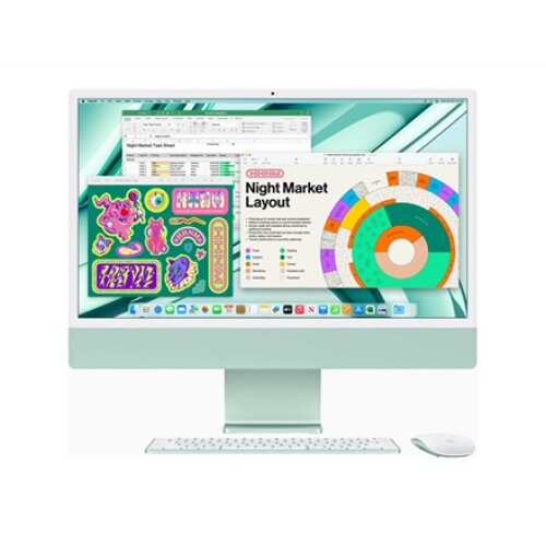 Apple , iMac , Desktop , AIO , 24 , Apple M3 , Internal memory 8 GB , Solid-state drive capacity 256 GB , Apple M3 chip 8-core CPU/10-core GPU , Keyboard language Swedish , macOS , Warranty 12 month(s)