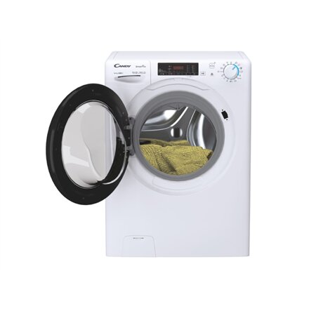 Candy , Washing Machine with Dryer , CSHW4645TWB3/1-S , Energy efficiency class C/E , Front loading , Washing capacity 6 kg , 1400 RPM , Depth 45 cm , Width 60 cm , Display , Digit , Drying system , Drying capacity 4 kg , Steam function , White