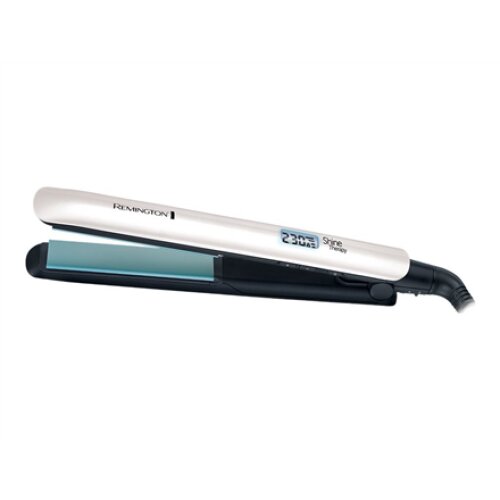 Remington , Hair Straightener , S8500 Shine Therapy , Ceramic heating system , Display Yes , Temperature (max) 230 °C , Number of heating levels 9 , Silver