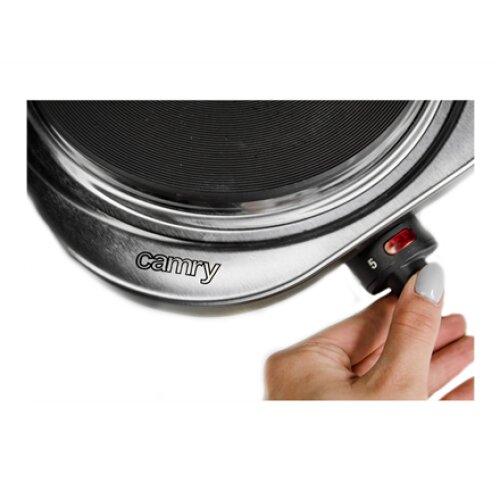 Camry , CR 6510 , Number of burners/cooking zones 1 , Rotary knob , Electric , Stainless steel
