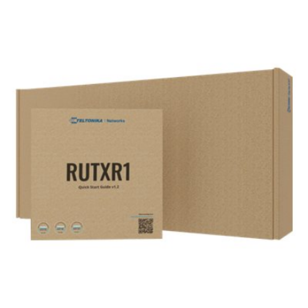 Teltonika RUTXR LTE Router , Enterprise Rack-Mountable SFP/LTE Router , RUTXR1 , 802.11ac , 867 Mbit/s , 10/100/1000 Mbit/s , Ethernet LAN (RJ-45) ports 4xLAN ports, 1xSFP port, 1xWAN port , MU-MiMO Yes , 4G , 1