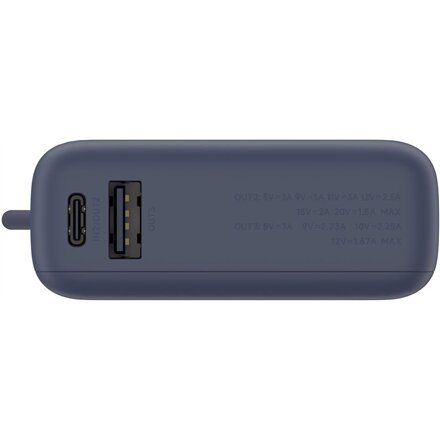 Xiaomi 33W Power Bank (Integrated Cable) , 10000 mAh , USB-C , Ice Blue
