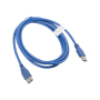 Lanberg Lanberg USB-A 3.0 Cable, 1.8 m , CA-US3E-10CC-0018-B , USB Type-A to USB Type-A