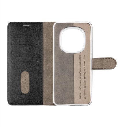 Fixed Opus , Book Case , Xiaomi , Redmi Note 15 Pro 5G , Leather , Black