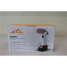 SALE OUT. ETA ETA227090000 Stephany Garment Steamer, Power 1400 W, Water tank 0.38 L, Black/White , ETA , Garment steamer , Stephany ETA227090000 , Handheld , Power 1400 W , White/Black , DAMAGED PACKAGING