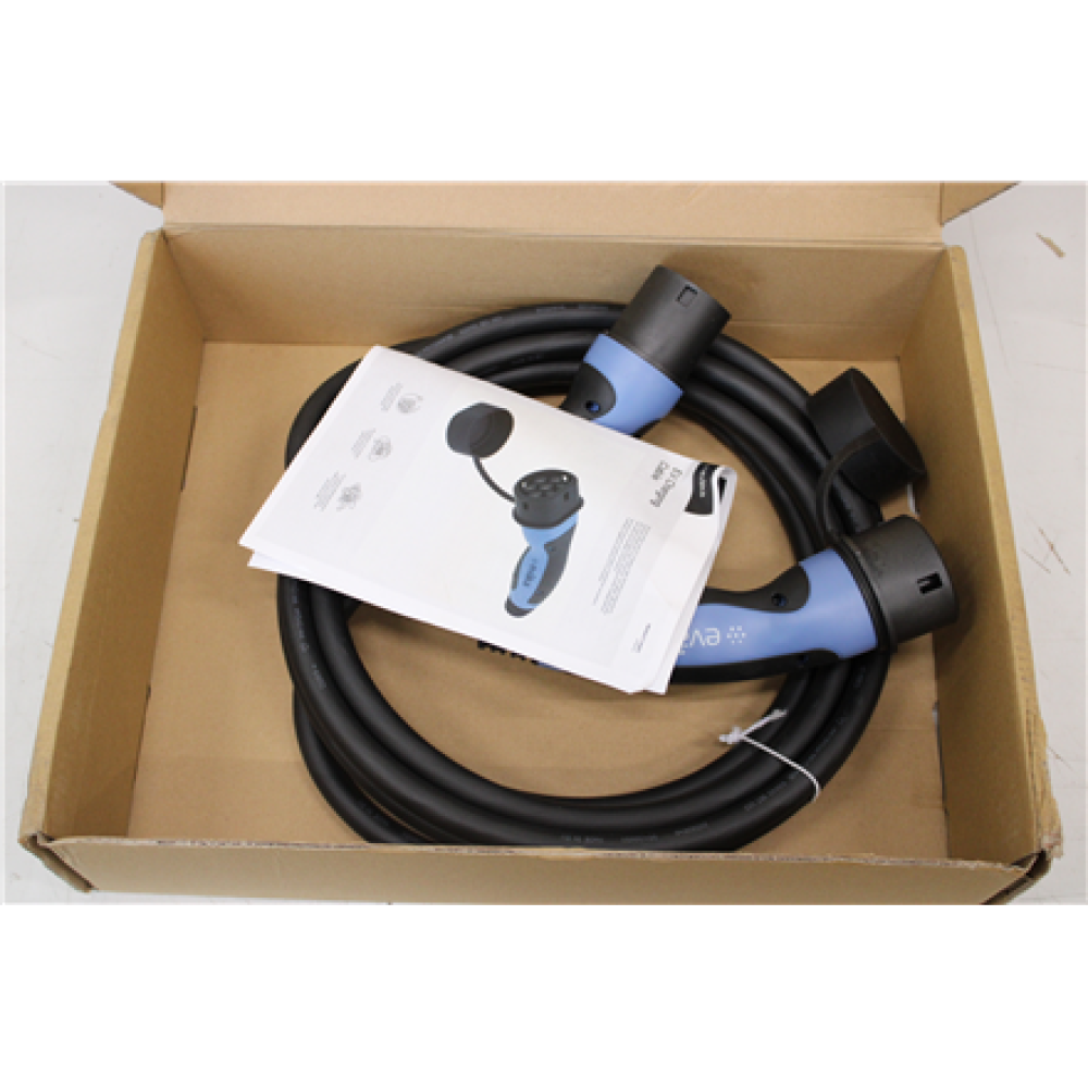 SALE OUT. Evaka EV charging cable Type2-Type2, 22 kW, 32 A, 5x6 mm2, 1x0.5 mm2, 5 m , EVA503325 , Black , DAMAGED PACKAGING