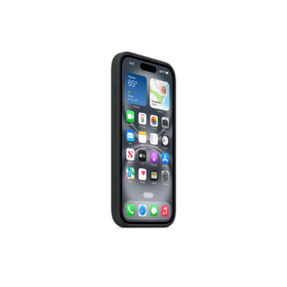 Apple Case with MagSafe , Apple , iPhone 16 , Silicone , Black