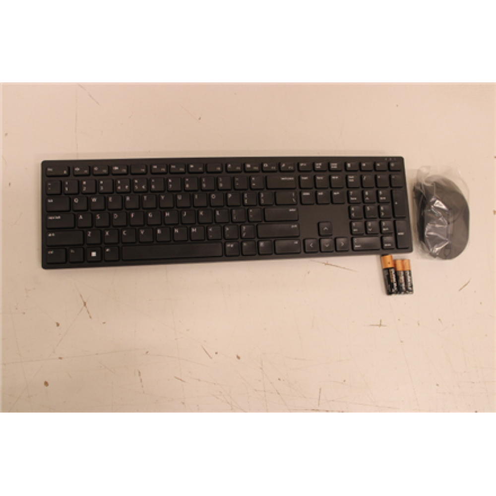 SALE OUT. Dell Keyboard and Mouse KM5221W Pro Wireless US International (RTL BOX) , Dell , Pro Keyboard and Mouse (RTL BOX) , KM5221W , Keyboard and Mouse Set , Wireless , Batteries included , US , REFURBISHED , Black , Wireless connection