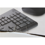 SALE OUT. , Dell , Keyboard and Mouse , KM3322W , Keyboard and Mouse Set , Wireless , Batteries included , Wireless connection , US , Black , DAMAGED PACKAGING