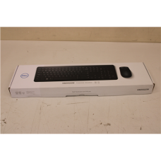 SALE OUT. Dell Keyboard and Mouse KM3322W Wireless US International , Dell , Keyboard and Mouse , KM3322W , Keyboard and Mouse Set , Wireless , Batteries included , US , REFURBISHED , Black , Wireless connection
