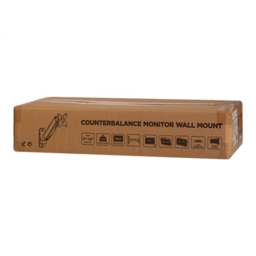 Logilink , Wall mount , Tilt, swivel, rotate , 17-32 , Maximum weight (capacity) 9 kg , Black