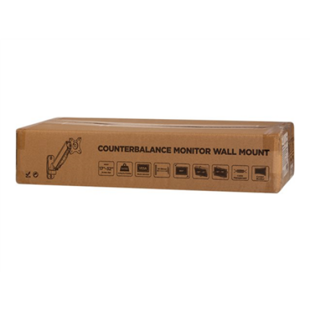 Logilink , Wall mount , Tilt, swivel, rotate , 17-32 , Maximum weight (capacity) 9 kg , Black