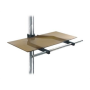 EDBAK TRS4c-B Glass Shelf with Handle for TR4/TR5/TR6 Trolleys , EDBAK , Other , N/A , , Maximum weight (capacity) kg , Black