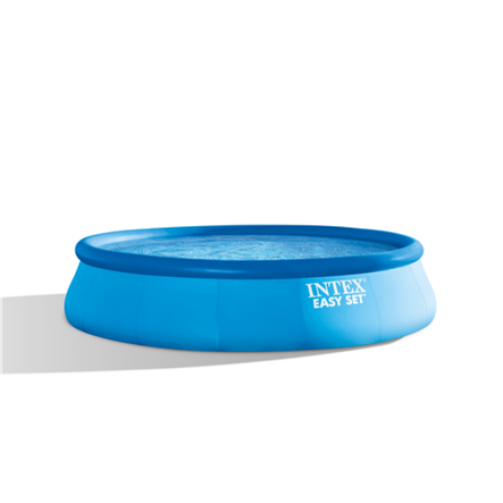 Intex , Easy Set Pool Set with Filter Pump, Safety Ladder, Ground Cloth, Cover , Blue
