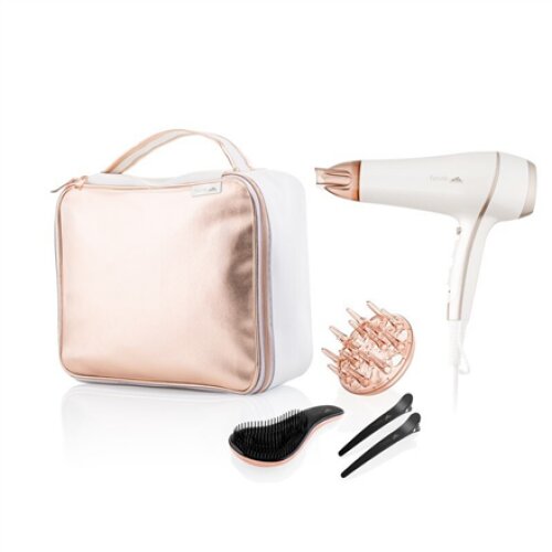 ETA , Hair Dryer , ETA732090010 Fenite gift set , 2400 W , Number of temperature settings 3 , Ionic function , Diffuser nozzle , White/Pink