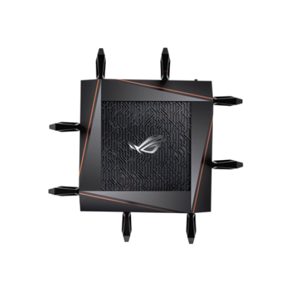 GT-AX11000 Tri-band WiFi Gaming Router , ROG Rapture , 802.11ax , 4804+1148 Mbit/s , 10/100/1000 Mbit/s , Ethernet LAN (RJ-45) ports 4 , Mesh Support Yes , MU-MiMO No , No mobile broadband , Antenna type 8xExternal , 2 x USB 3.1 Gen 1