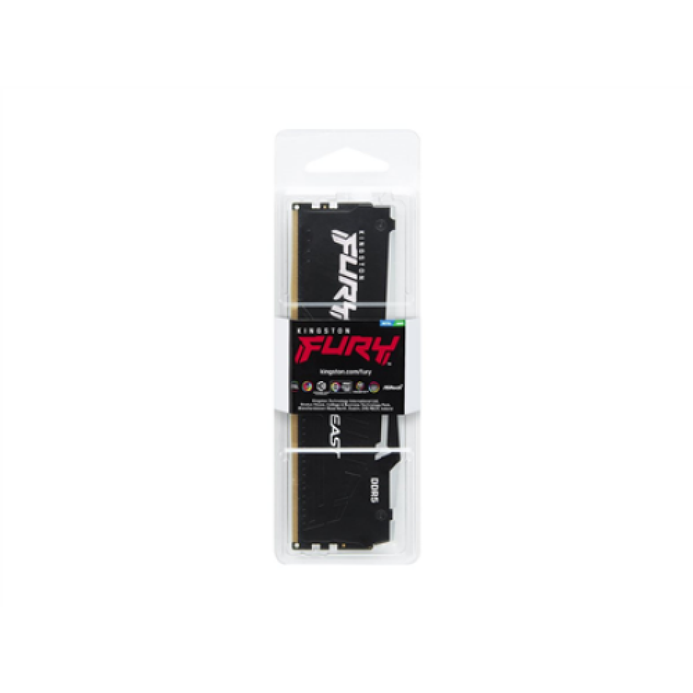 Kingston , Fury Beast RGB , 16 GB , DDR5 , 5200 MHz , PC/server , Registered No , ECC No
