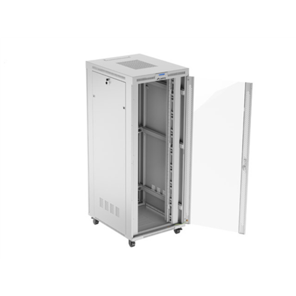 Lanberg , Rack cabinet 19 free-standing 42U/800x1000 (flat pack) with glass door, LCD , FF01-8042-12SL , Grey