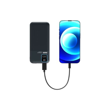 PORT CONNECT , External USB-C battery , 10000 mAh , Blue