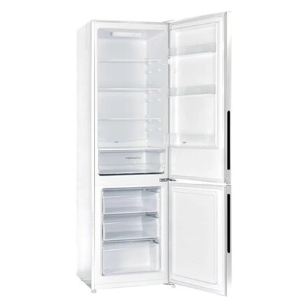Candy Refrigerator , CCG3L517EW , Energy efficiency class E , Free standing , Combi , Height 176 cm , Fridge net capacity 187 L , Freezer net capacity 75 L , Display , 39 dB , White