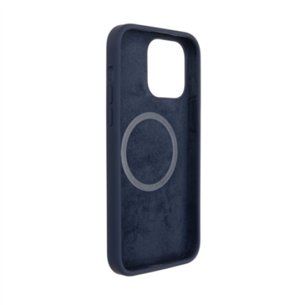 Fixed , MagFlow with MagSafe support , Back cover , Apple , iPhone 14 Pro Max , Liquid silicon , Blue