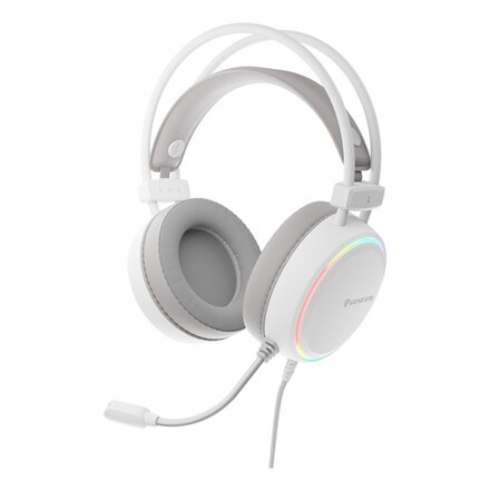 Genesis RGB Gaming Headset , Neon 613 G2 , Wired , Over-ear , Microphone , White