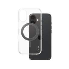 CARE Feature Case , Back cover , Apple , iPhone 16 , Recycled plastic , Transparent , MagSafe