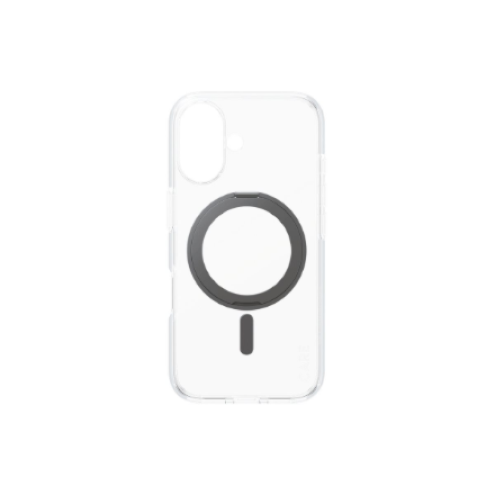CARE Feature Case , Back cover , Apple , iPhone 16 , Recycled plastic , Transparent , MagSafe