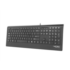 Natec Keyboard, Barracuda, US Layout, Slim , Natec , Keyboard , Barracuda , Standard , Wired , US , Black