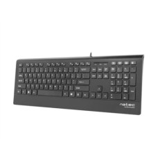 Natec Keyboard, Barracuda, US Layout, Slim , Natec , Keyboard , Barracuda , Standard , Wired , US , Black , 529 g