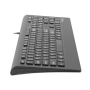 Natec Keyboard, Barracuda, US Layout, Slim , Natec , Keyboard , Barracuda , Standard , Wired , US , Black , 529 g