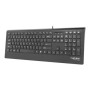Natec Keyboard, Barracuda, US Layout, Slim , Natec , Keyboard , Barracuda , Standard , Wired , US , Black