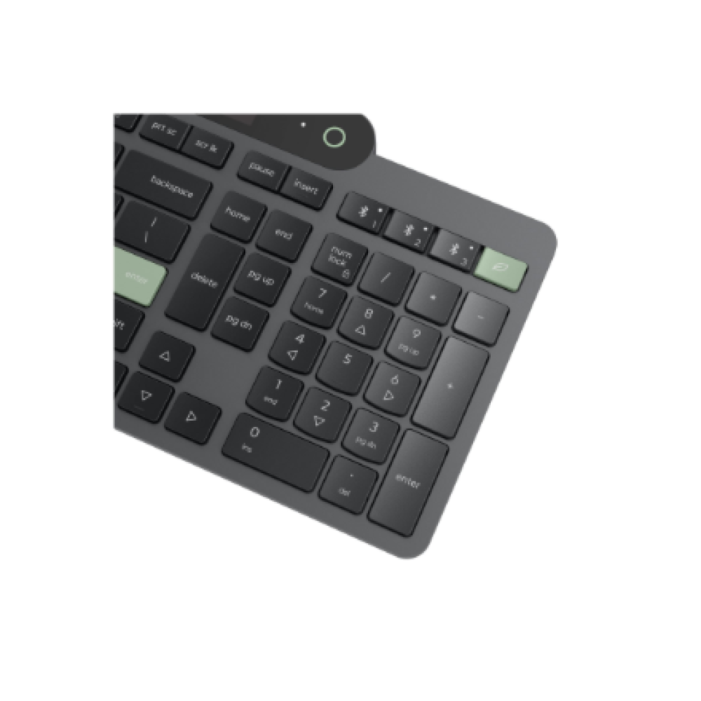 Lenovo Self-Charging Bluetooth Keyboard , Keyboard , Bluetooth , US Euro , Black