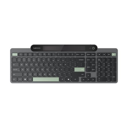Lenovo Self-Charging Bluetooth Keyboard , Keyboard , Bluetooth , US Euro , Black