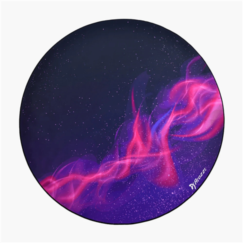 Arozzi Zona Round Floor Pad , Purple Galaxy