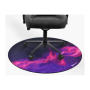 Arozzi Zona Round Floor Pad , Purple Galaxy